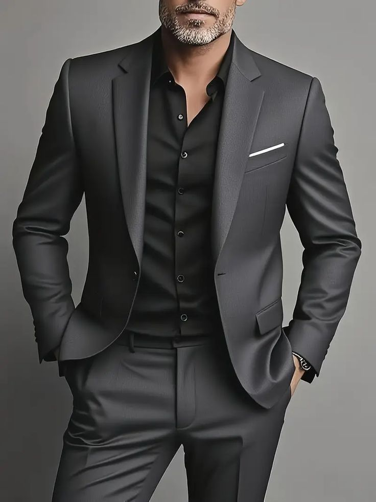 Slim Black Suit Rental primary view