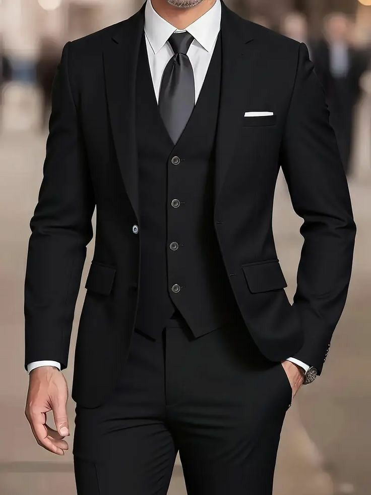 Navy Suit Rental Front View